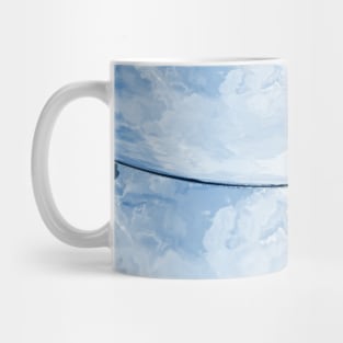 Watercolor Crystal Ball Blue Mug